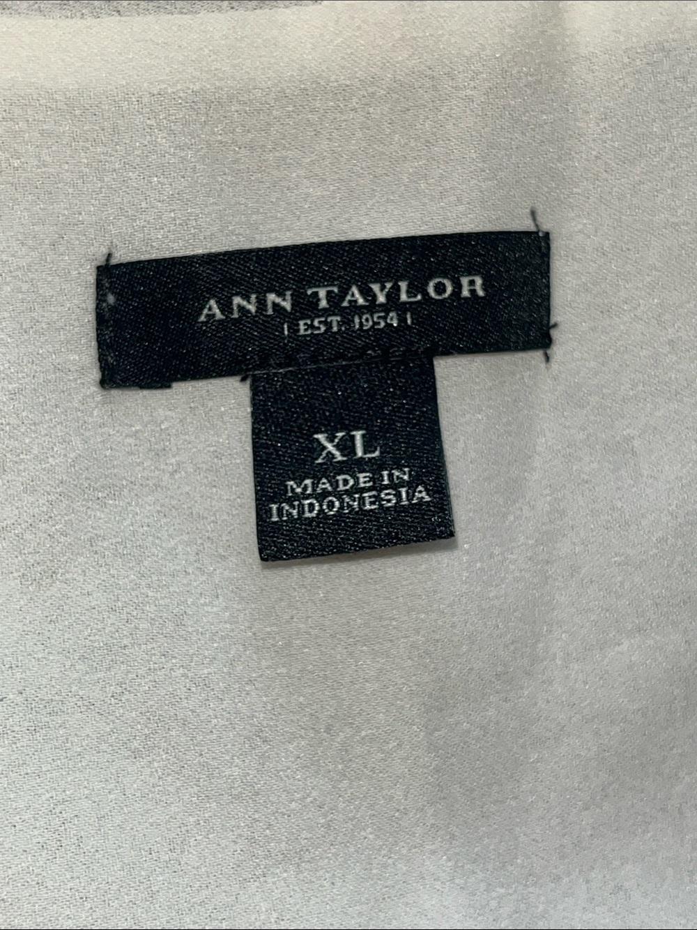 Ann Taylor Ivory Ruffle-Front Blouse - Picture 4 of 9